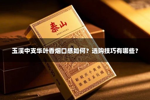 玉溪中支华叶香烟口感如何？选购技巧有哪些？